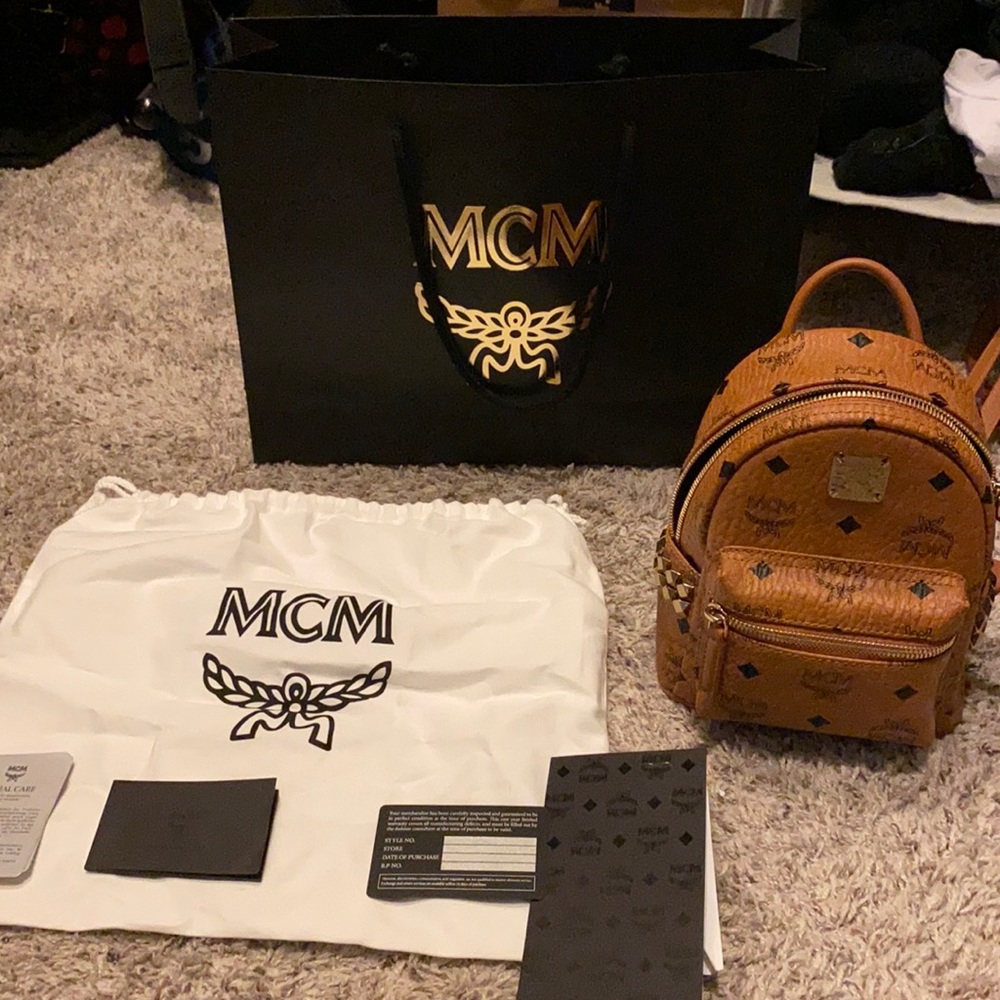 MCM mini backpack